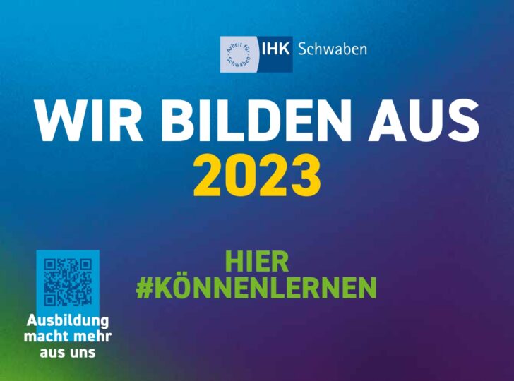 Ausbildungsbetrieb 2023 - IHK Schwaben